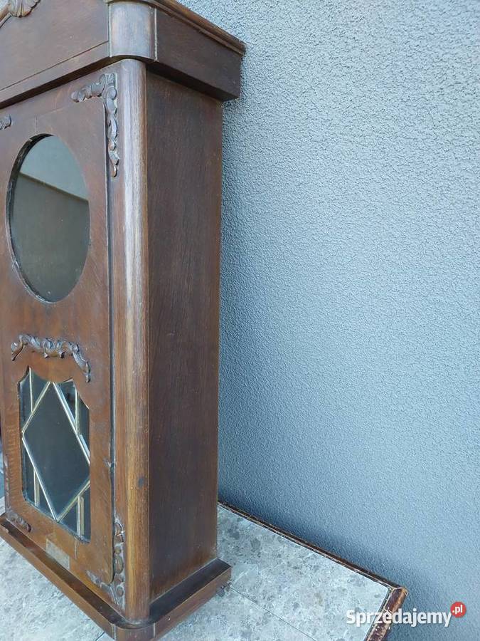 Szafka skrzynia obudowa starego zegara 1938r Tczew