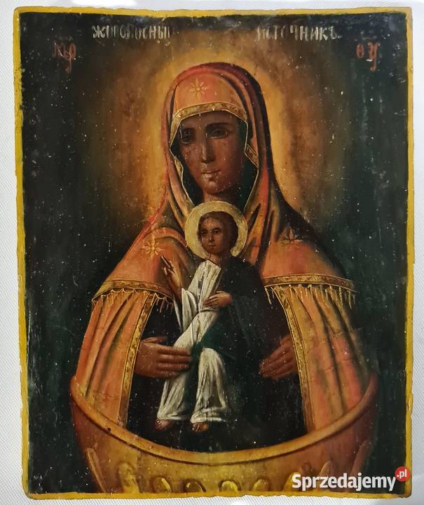 Ikona Matka Boża Życiodajne Źródło XIXw 0249 Warszawa