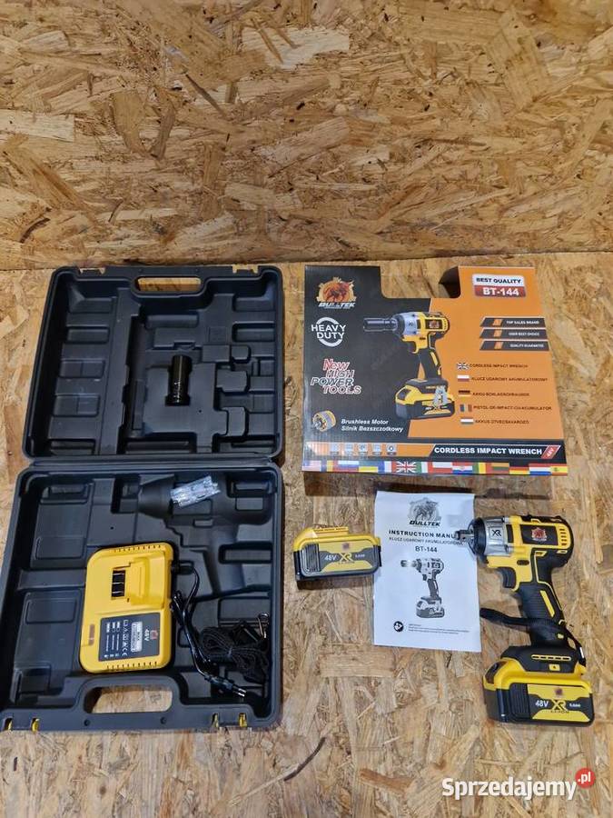 AKUMULATOROWY KLUCZ UDAROWY BULLTEK BT144 480 Nm Głogowa