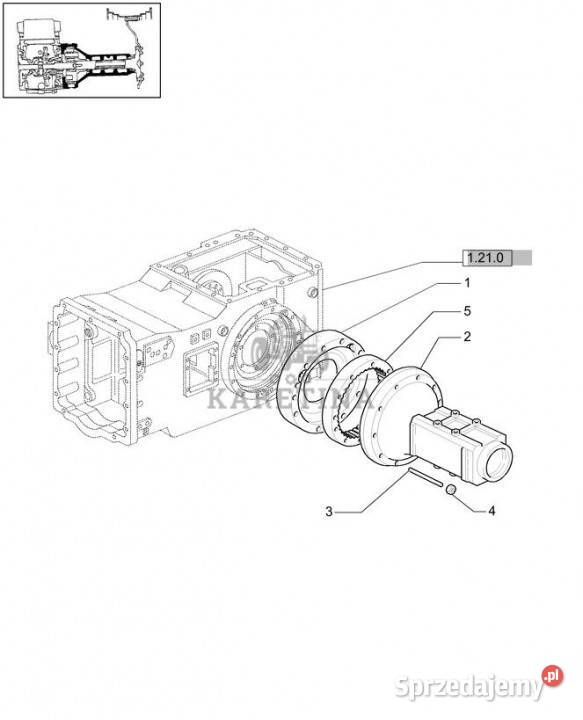 Holland T6010 T6070 Pochwa mostu napedow Jastrzębniki