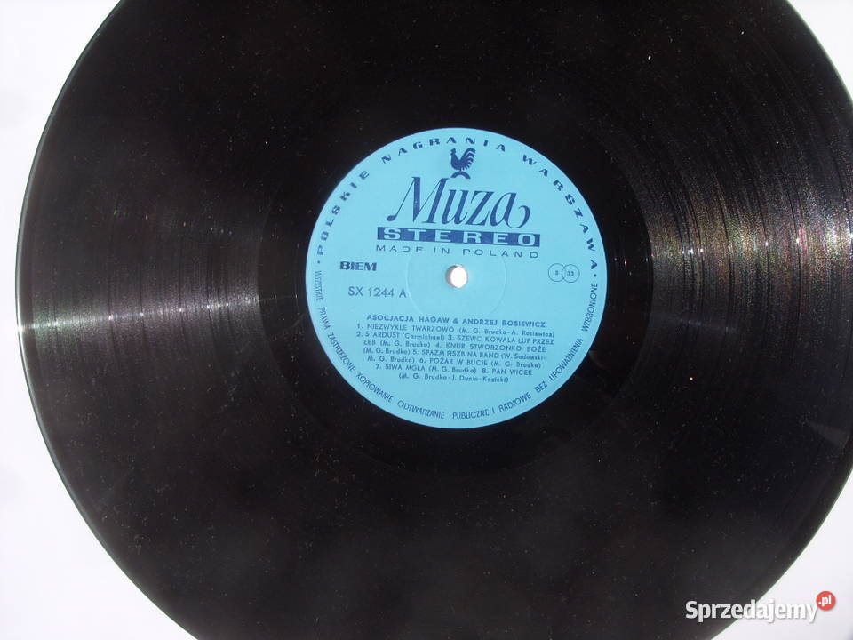 JAZZ WINYL LP ASOCJACJA HAGAW E OLSZEWSKA MUZA Wołów