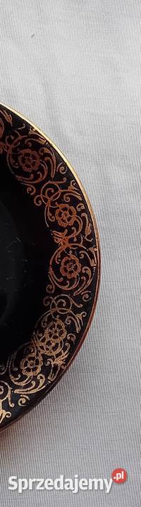 Podstawek pod filiżankę porcelit Chodzież czarny Porcelana i szkło