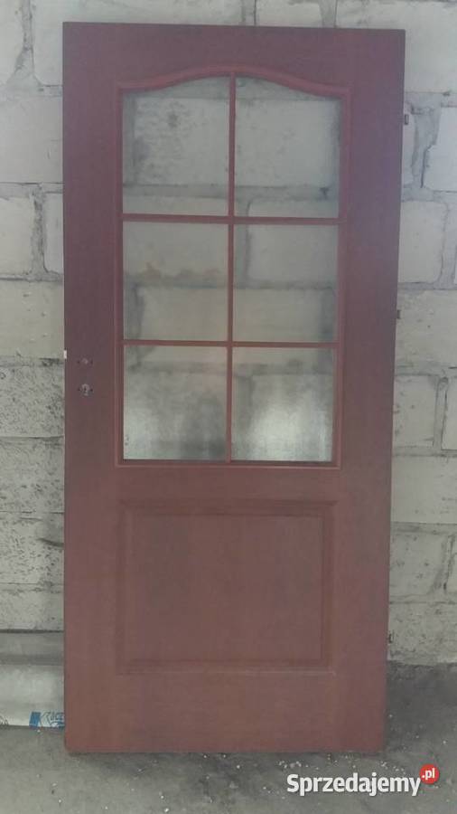 Drzwi pokojowe prawe przeszklone 90 Zielonka