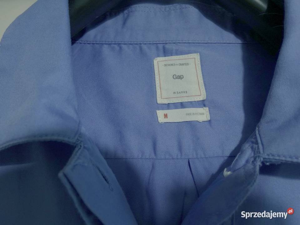 Koszula Bawełniana Modny Kolor Royal Blue