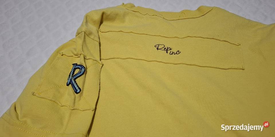 Koszulka krótki rękaw Tshirt żółta Rep inc 128 chłopiec Czeladź sprzedam