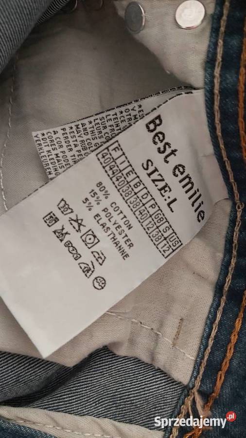 Sprzedam spodnie dżinsowe Best Emille rozmiar L Lublin
