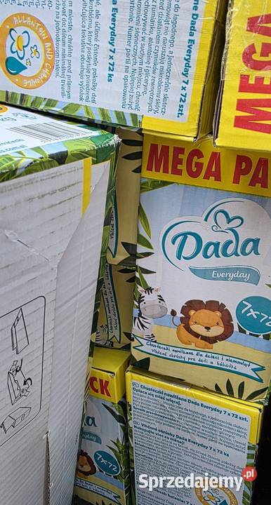 3x7x72 1512 sztuk chusteczki nawilżane Dada Mega