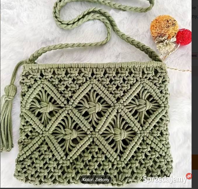 Bohemska Ręcznie Tkana Torba Torby i torebki Jaksice