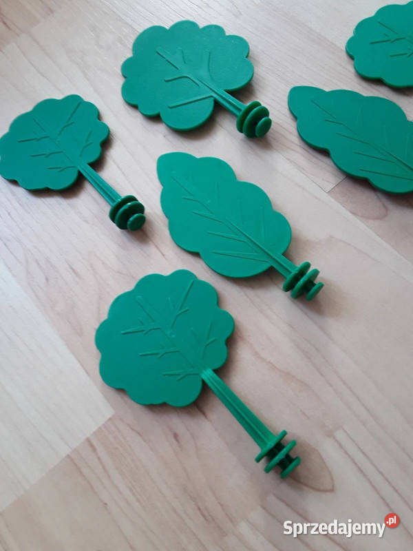 Zestaw 6 plastikowych drzewek Warszawa