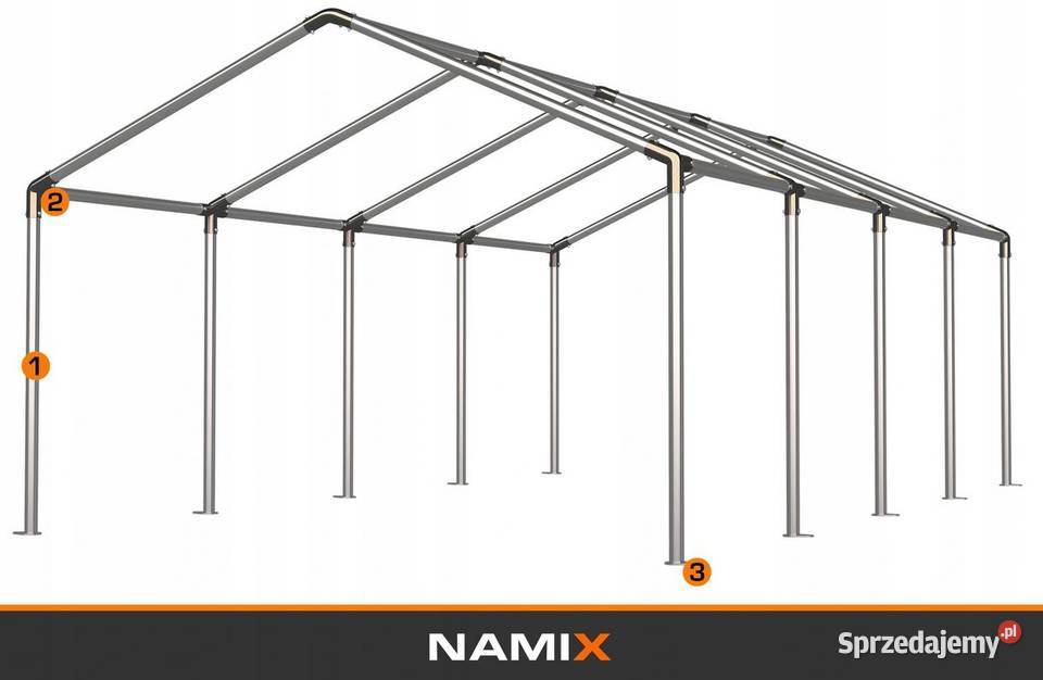 Namiot BASIC 4x8 imprezowy handlowy ogrodowy Jabłonna