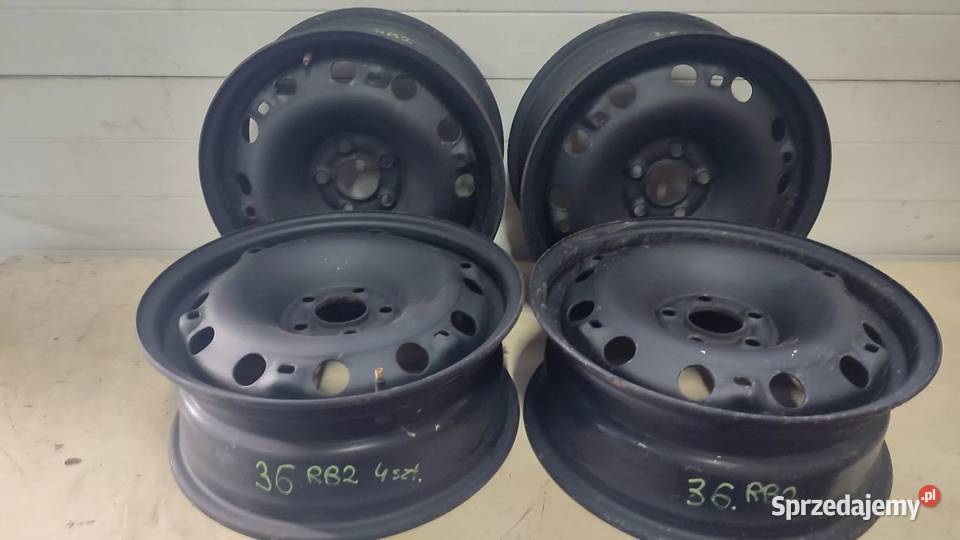 36RB2FELGA STALOWA 5X112 6JX15H2 ET43 VW GOLF Włoszczowa