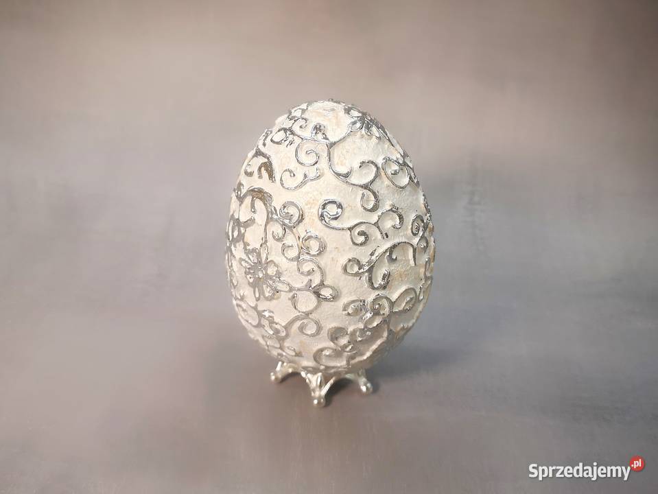 Dekoracyjne jajko w stylu vintage Wyposażenie wnętrz