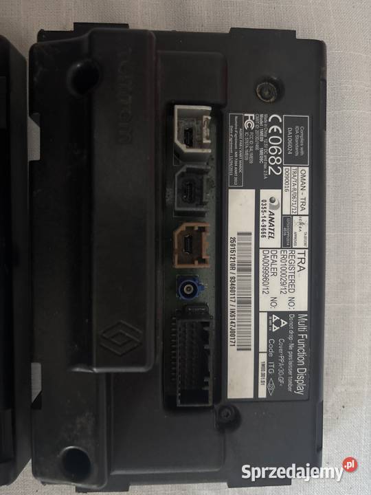 Wyświetlacz TomTom RLink Opel Nissan Renault wielkopolskie Zduny sprzedam