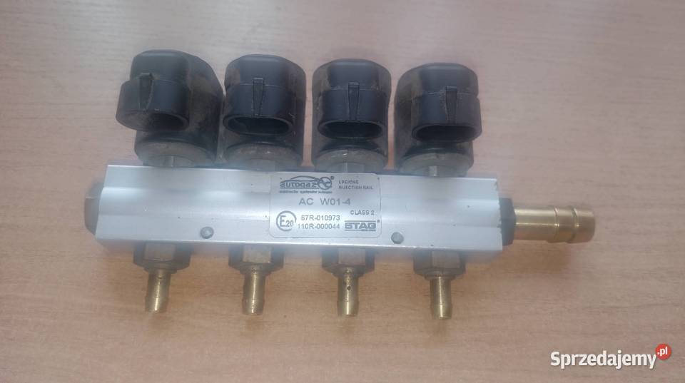 Wtryskiwacze gazowe LPG listwa stag czarne Czarzyzna