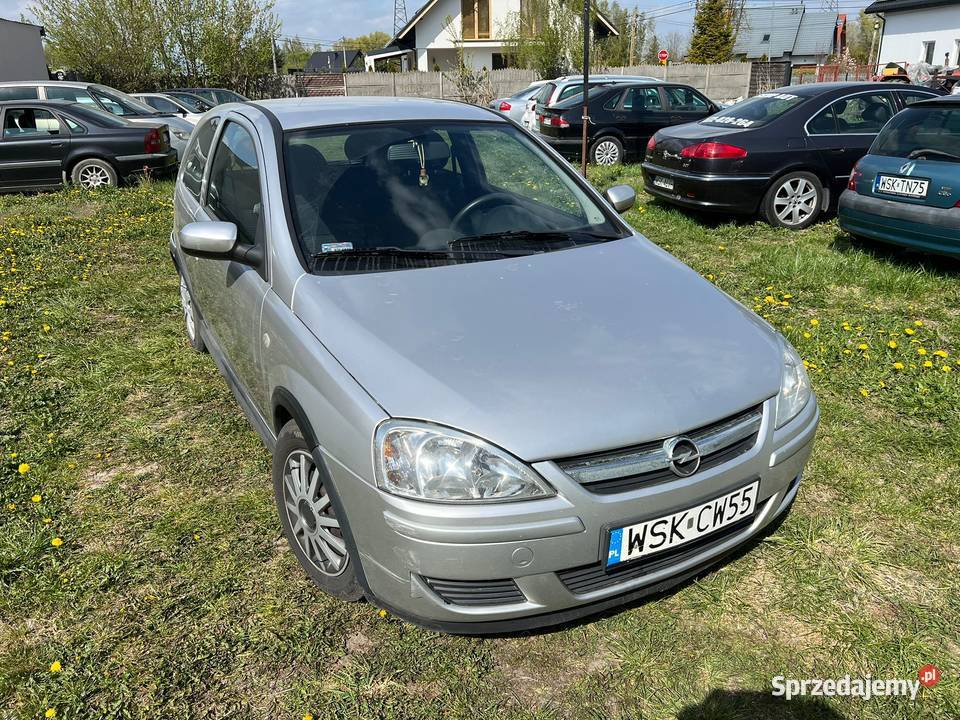 Opel Corsa C 12 2004r opłaty do listopada mazowieckie Sokołów Podlaski