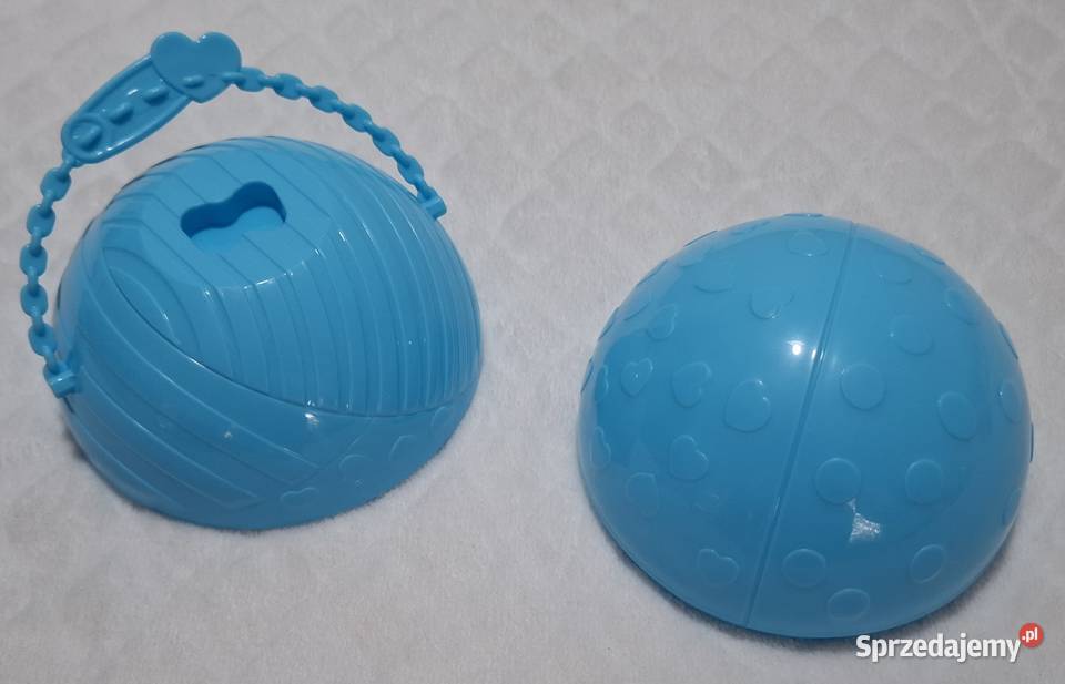 Pojemnik niebieski otwierany kula serca na Czeladź