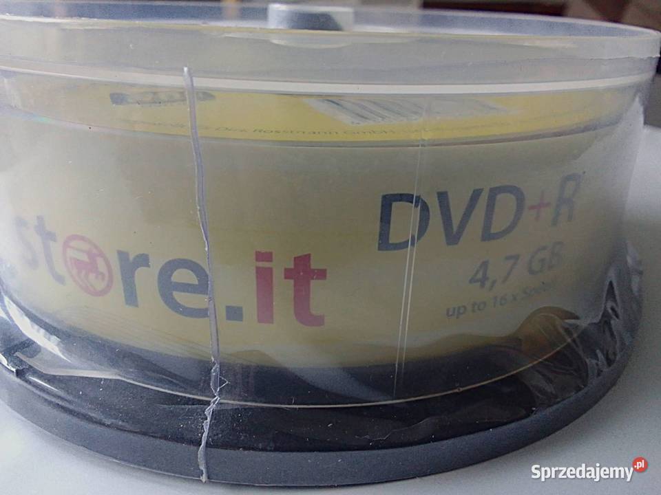 PŁYTA storeit DVDR 47 GB 16 x Speed 25 Cakebox Rewal