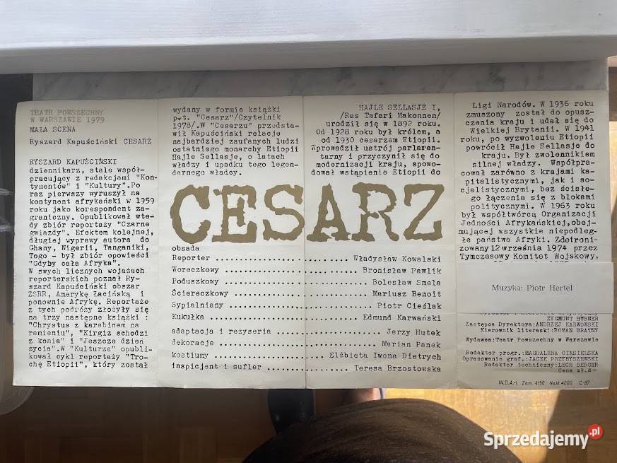 Programy teatralneTeatr imSłowackiegoTatr Stary Warszawa