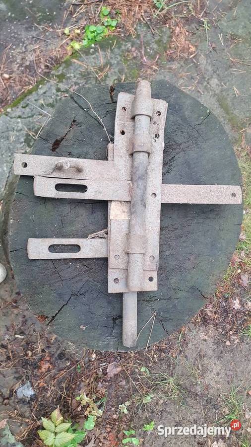 Stare zasuwy metalowe do drzwi bramy rygiel Pozostałe mazowieckie Warszawa