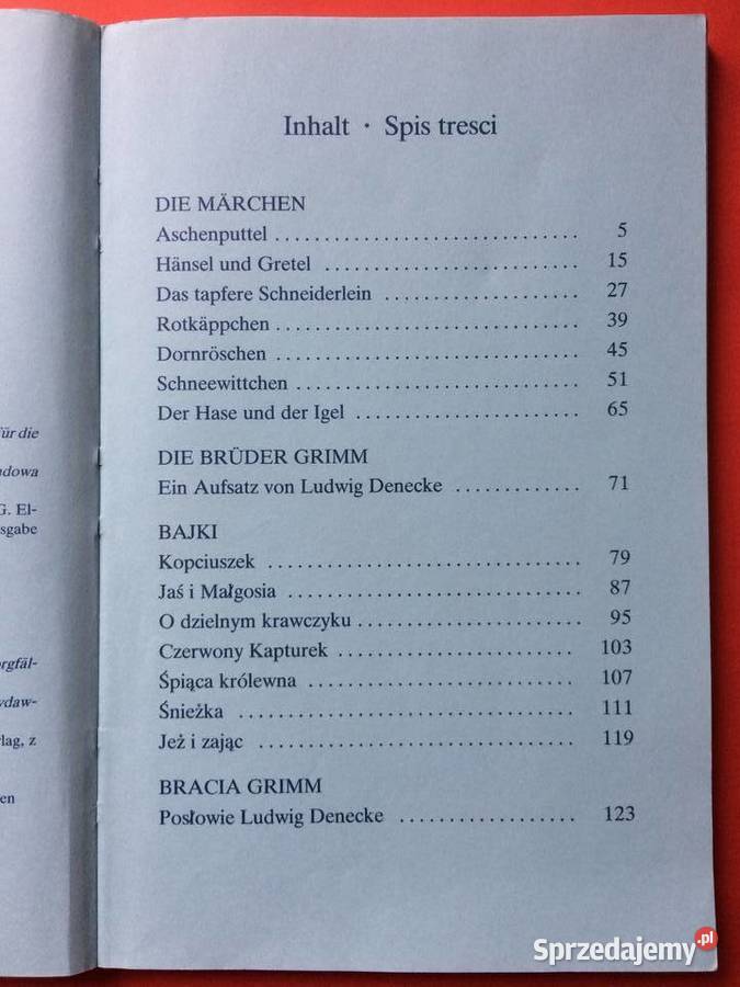 2616 Bajki W Języku Polskim I Niemieckim Szczecin