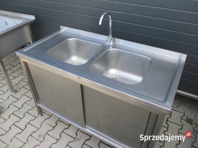 Zlew Gastronomiczny 2 Komorowy Drzwi Suwane Gastronomia Ostrów Wielkopolski