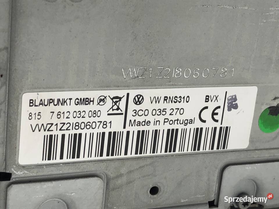 RADIO VW CC B7 3C0035270 1116 ODTWARZACZ