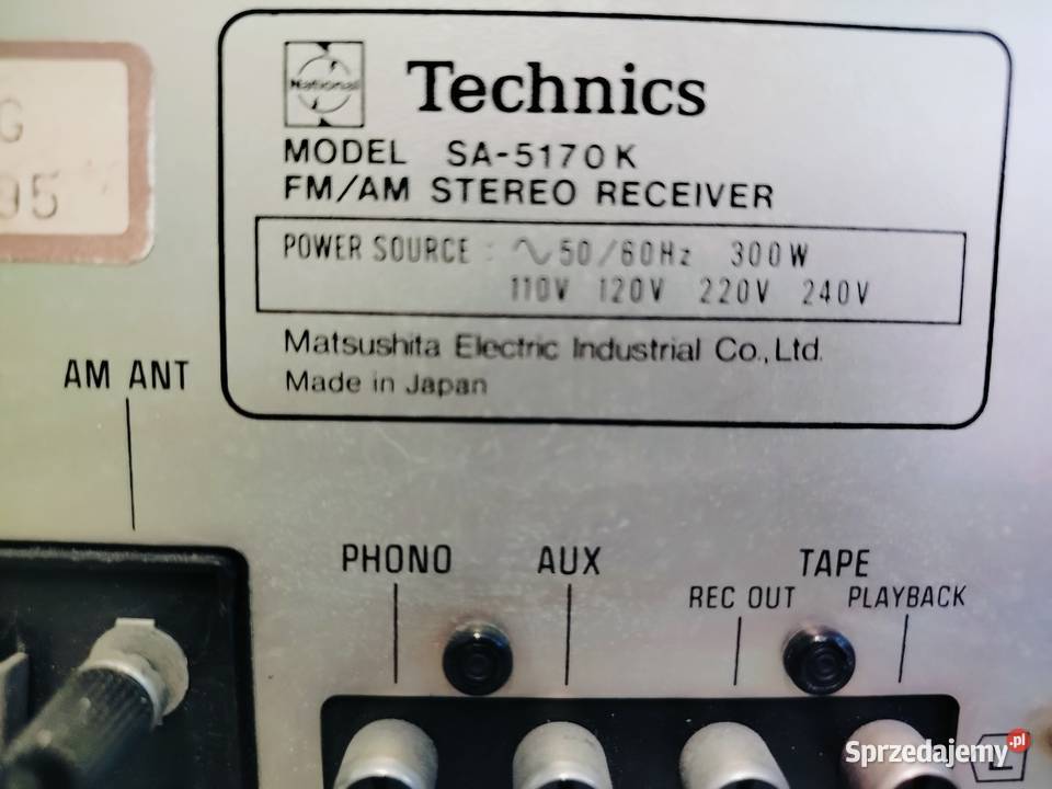 TECHNICS SA5170K W pełni sprawny Mińsk Mazowiecki