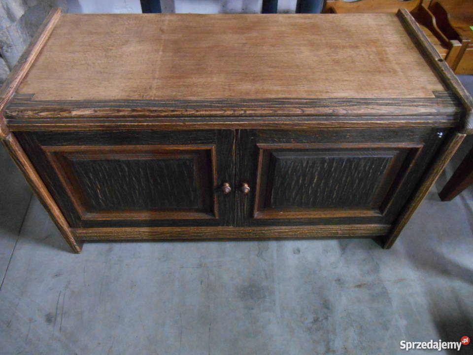 Komoda dębowa ciemna Zduńska Wola sprzedam