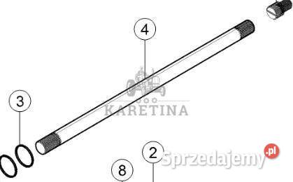 Claas Axion 870 Wałek Przekładni Skrzyni Biegów