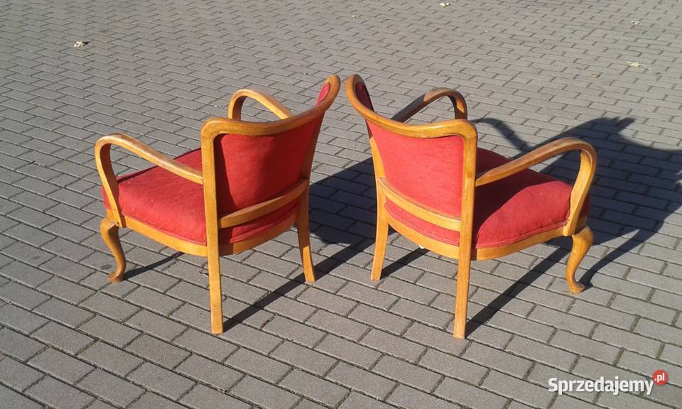 Fotel PRL design Art Deco Ludwik lata 40 50 Gdynia sprzedam