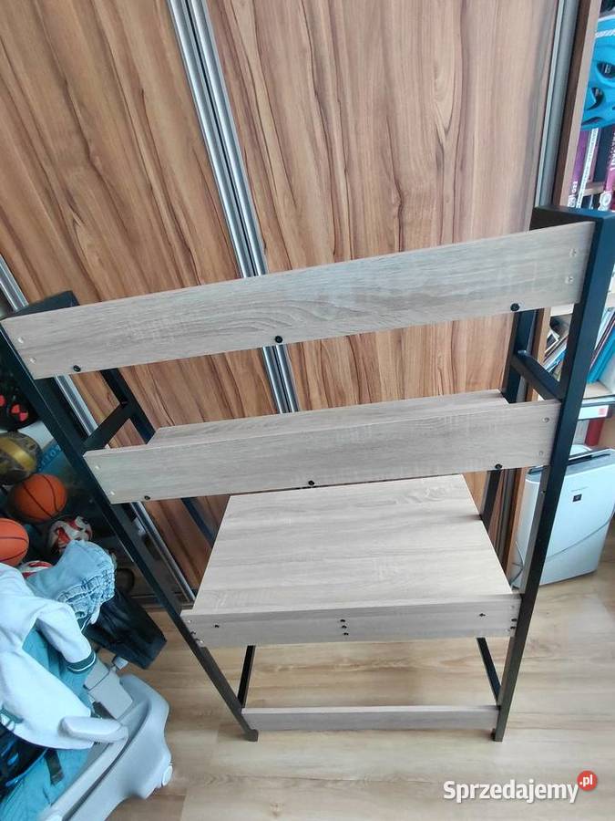 Regał biurko z półkami dąb sonoma stan idealny Warszawa sprzedam