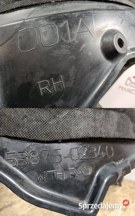 TOYOTA AURIS I LIFT 09 NADKOLE PRAWY PRZÓD