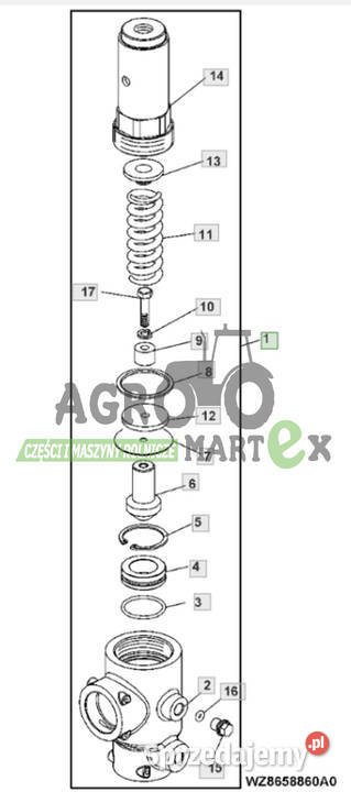 WZ58658860 REGULATOR 20BAR JD Wichrów