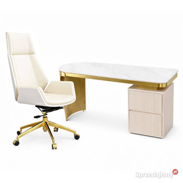 Zestaw mebli biurowych Matrix biurko ryflowane Golkowice