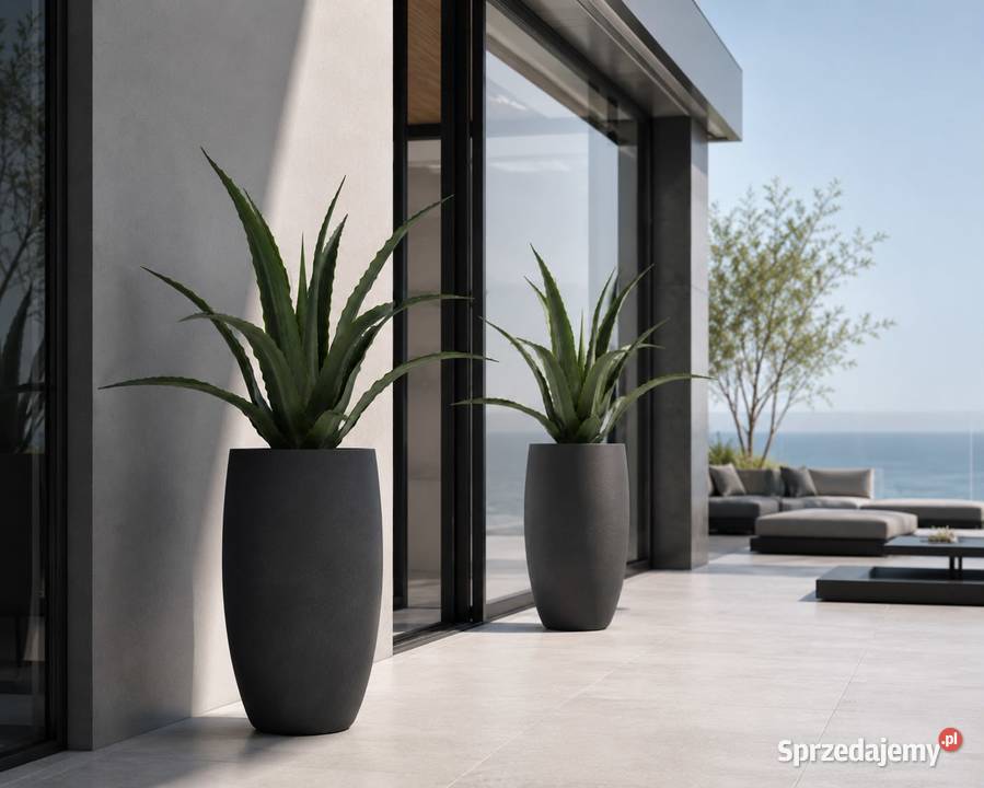 Sztuczny aloes 65 w doniczce dekoracyjna roślina Golkowice sprzedam