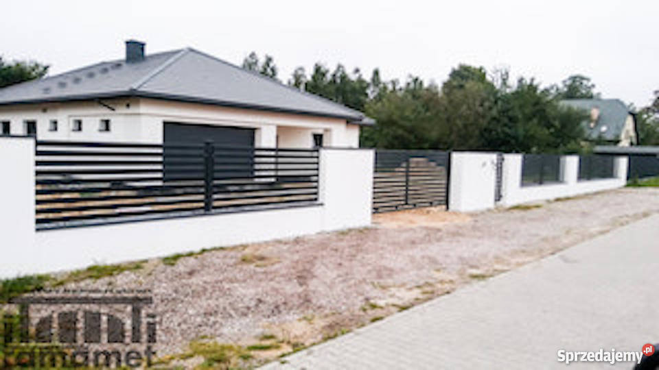 Brama skrzydłowa palisada ocynkkolor PRODUCENT Piątkowisko