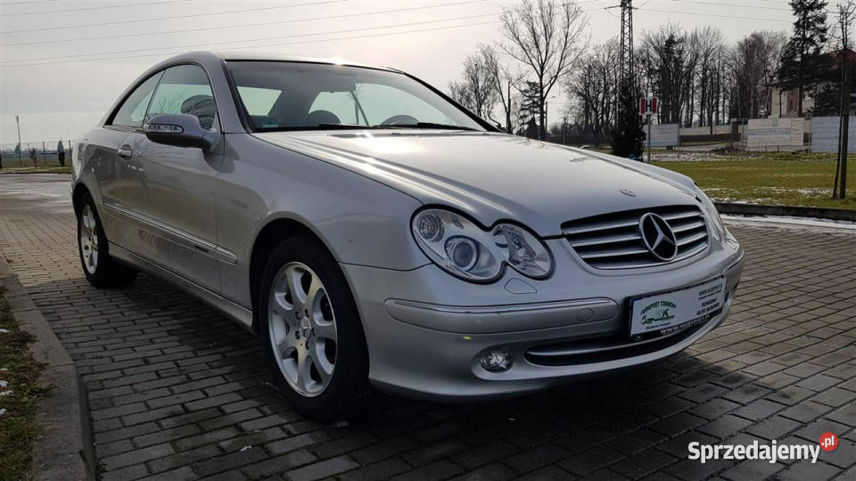 Mercedes CLK 320 016 zadbany Alu Klimatron kurtyny powietrzne Głogówek