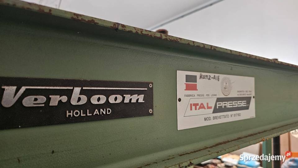Prasa półkowa Verboom 2200 pomorskie Wejherowo