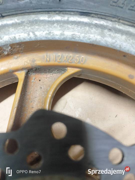 Przednie koło 12 skuter Pozostałe sprzedam