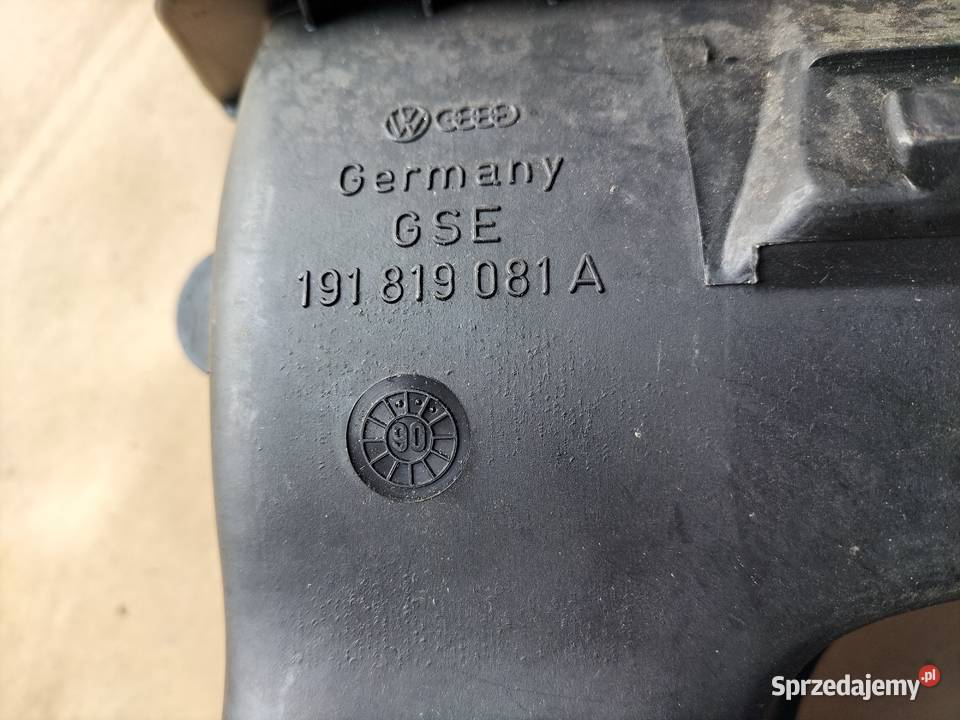 VW GOLF II 2 JETTA 2 KANAŁ WYLOTOWY DOLOT WLOT Kamień-Kolonia