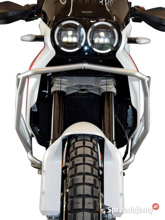 Gmole górne HEED do Ducati DesertX srebrne