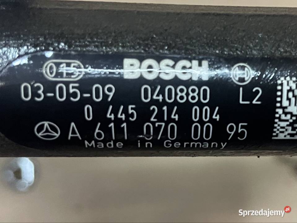 A6110700095 listwa wtryskowa 22cdi mercedes e Listwy wtryskowe Szczecin sprzedam