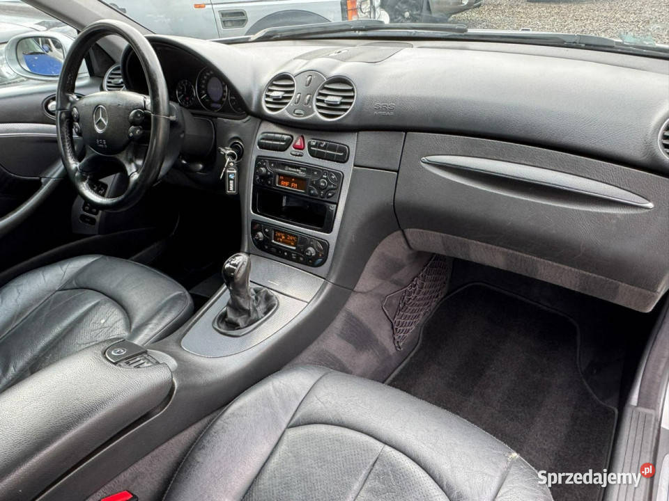 Mercedes CLK 240 26 benzyna manual avantgarde śląskie Łodygowice