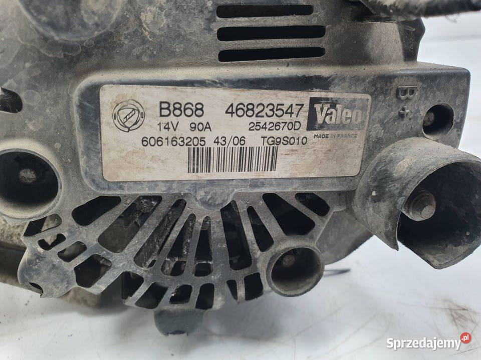 ALTERNATOR FIAT GRANDE PUNTO 46823547 osobowe Lipno
