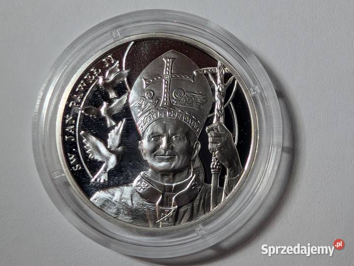 Medal Srebrny Św Jan Paweł II 10g Ag999 Piła