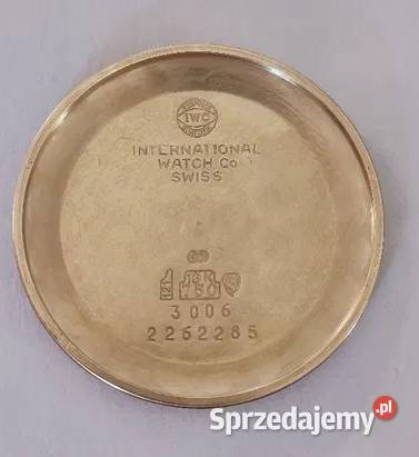 Złoty zegarek Schaffhausen Flatline złoty