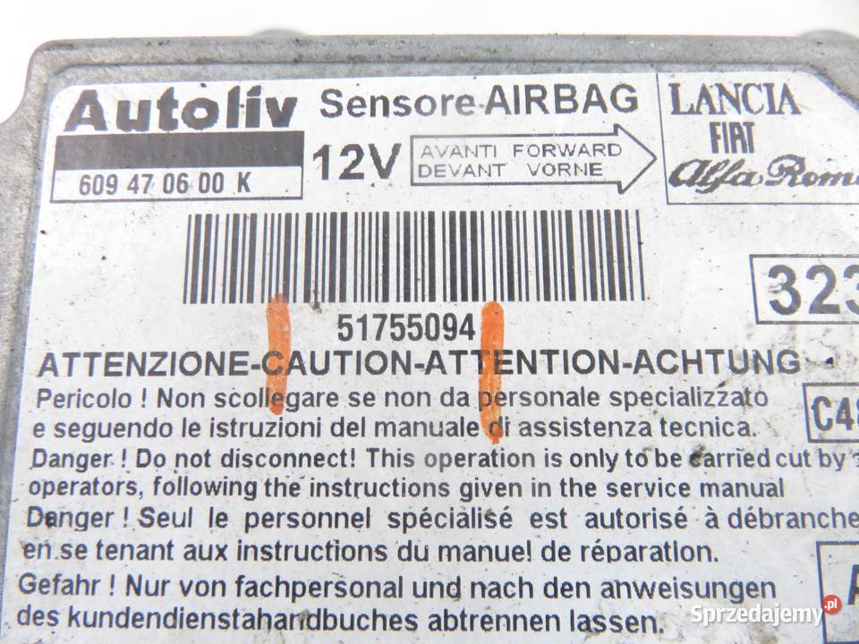 MODUŁ AIRBAG FIAT LINEA 51755094