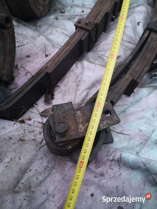 Osie i resory do przyczepki Zelów