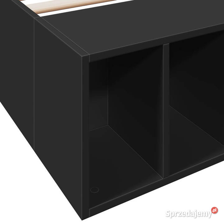 Rama łóżka czarna materiał drewnopochodny 75x190 mazowieckie Warszawa