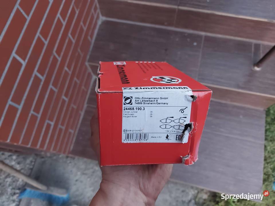 Klocki hamulcowe Przód Fiat DucatoCitroen Tychy